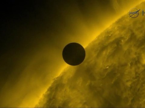 Venus Transit from HD Satellite Footage