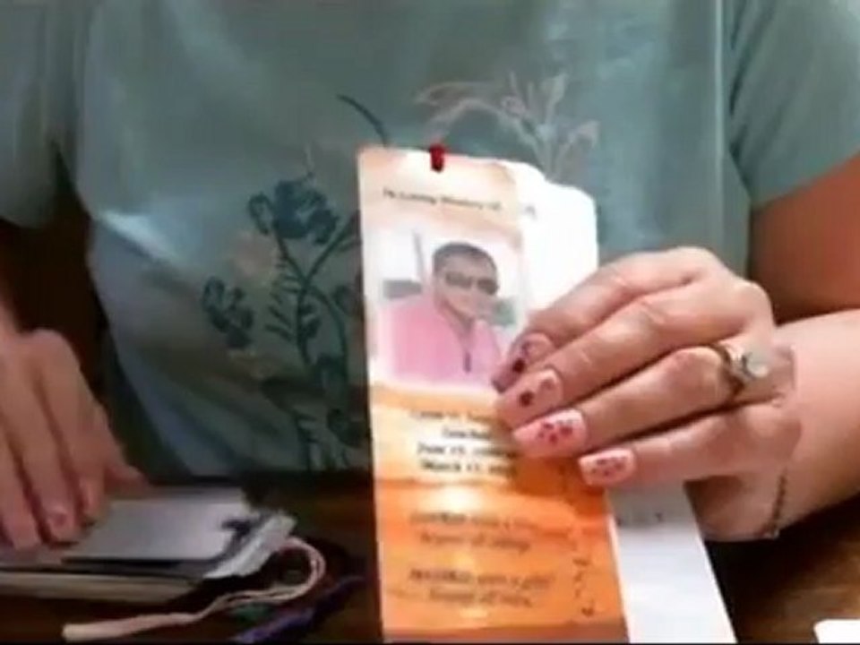 21 Ways to Use Personalized Bookmarks - Memorials and Funerals