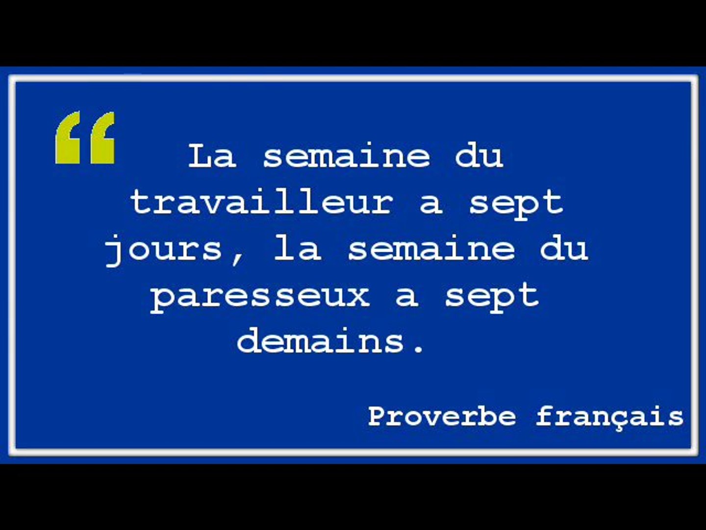 La Semaine Du Travailleur A Sept Jours La Semaine Du Paresseux A Sept Demains Video Dailymotion