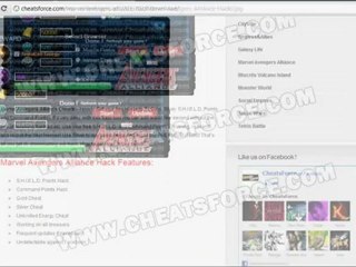 Avengers Alliance Cheats-Hack 2012