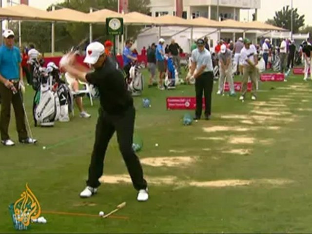 Golfing Masters arrive in Qatar