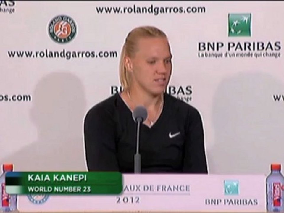 French Open: Kanepi: 'Habe es genossen'