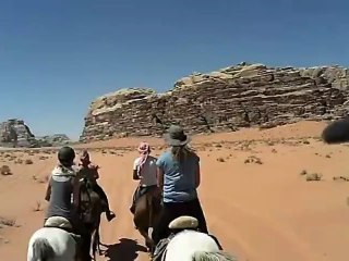 Randonnée équestre - Désert du Wadi Rum (HD)