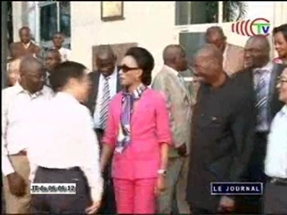 Visite du mémorial PS De Brazza le vice-président du conseil économique chinois