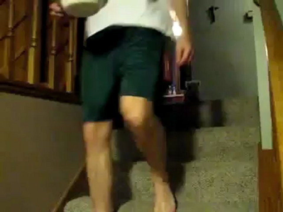 Nervous Pig Vs Stairs