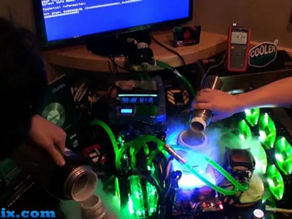 HIS attempt to break 3DMark Vantage world record at ...