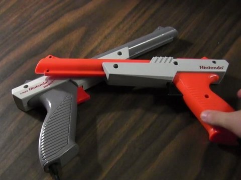 CGRundertow NES ZAPPER: GRAY VS. ORANGE Video Game Accessory Review
