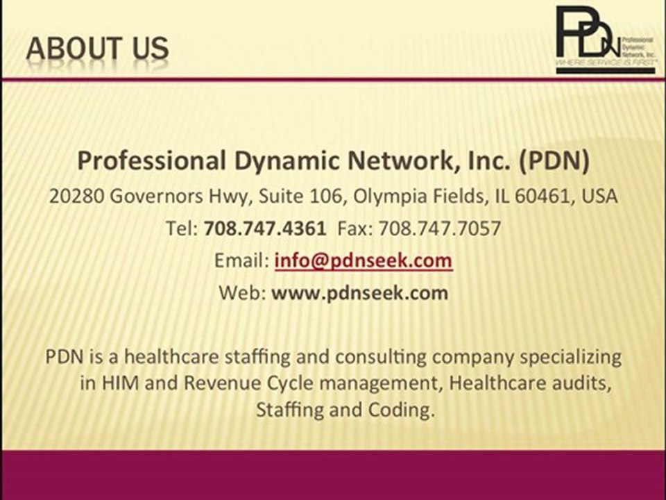 Some Responsibilities Of Inpatient Hospital Coding