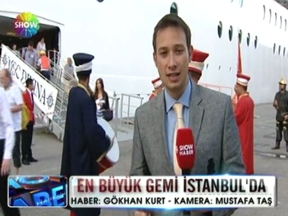 En büyük gemi MSC Divina İstanbul'da  - 06 haziran