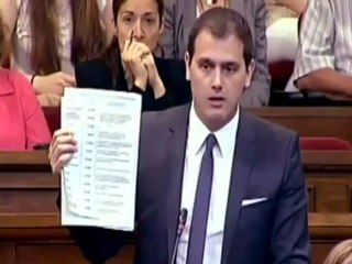 Acalorada discusión entre Artur Mas y Albert Rivera