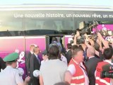 Euro-2012 - French team arrives in Ukraine