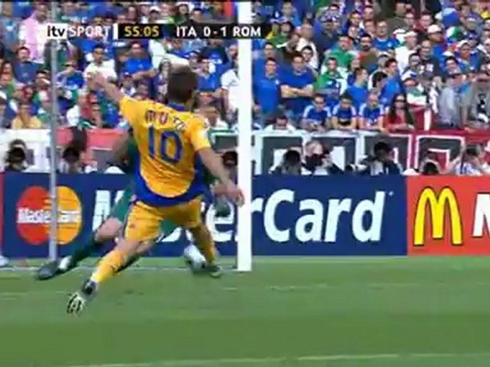 Gr. C - Italy - Romania [EURO 2008] Highlights