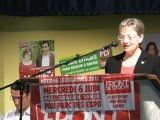 Intervention de Claudine Bonhomme - Meeting législatives 2012 - Pau 6 juin 2012