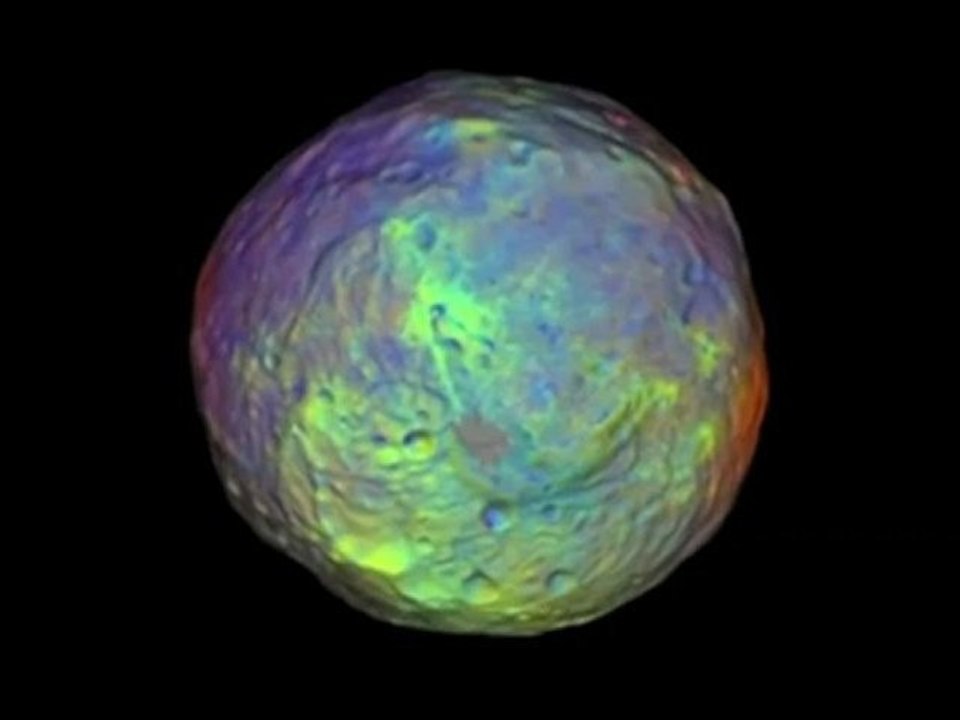 La diversidad química de Vesta, en color