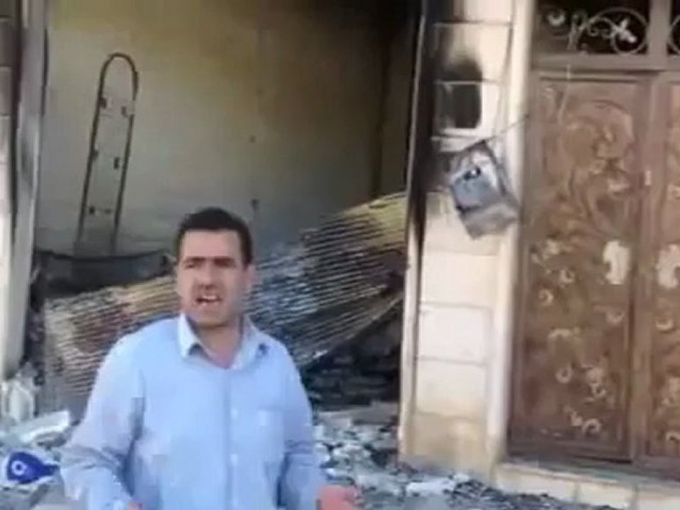 Syria فري برس  حماه المحتلة كفرزيتا ثائر الحموي والاوضاع في المينة 6  6  2012 Hama