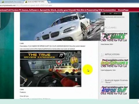 Download NFS Need for speed Shift HD for Android Full version 2012 Free!