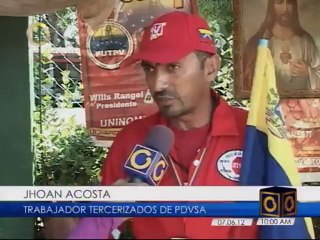 Trabajadores tercerizados de Pdvsa exigen incorporación a nómina