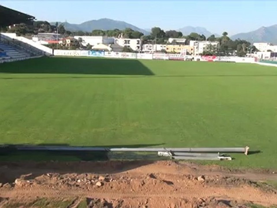 Travaux stade Ange Casanova  07/06/12