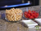 How To Make Chickpea Salad With Tomatoes & Tahini