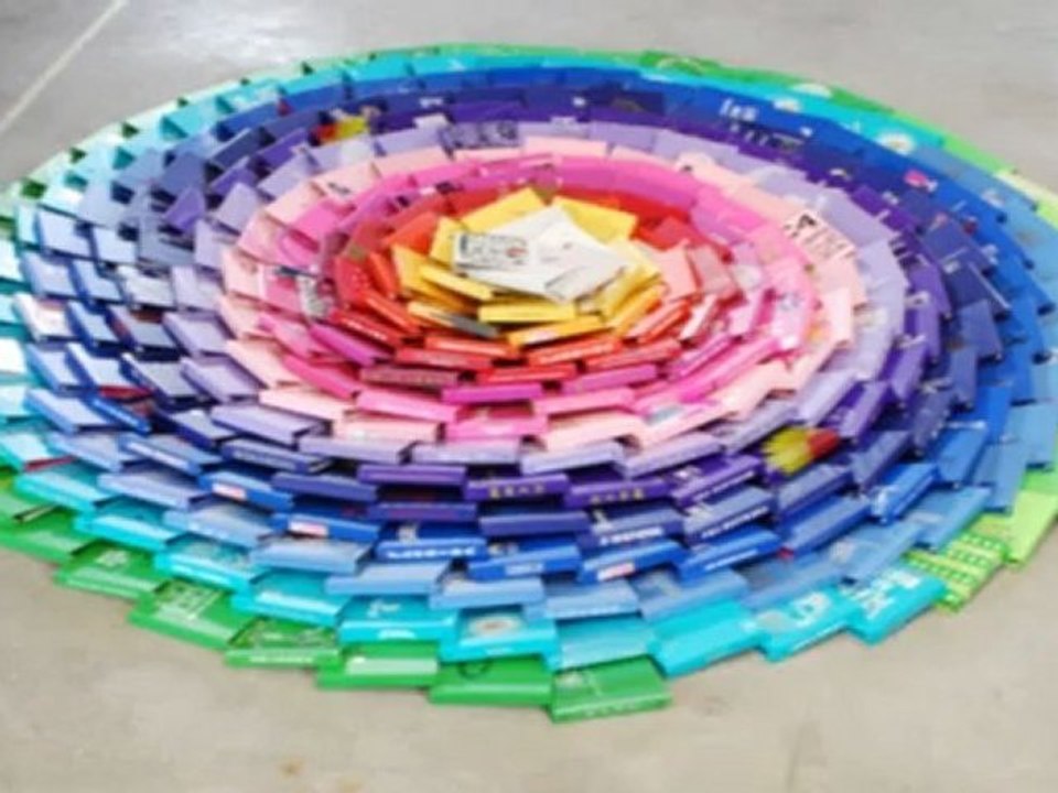 Time Lapse / Stop Motion Video Using 400+ 3-Ring Binders