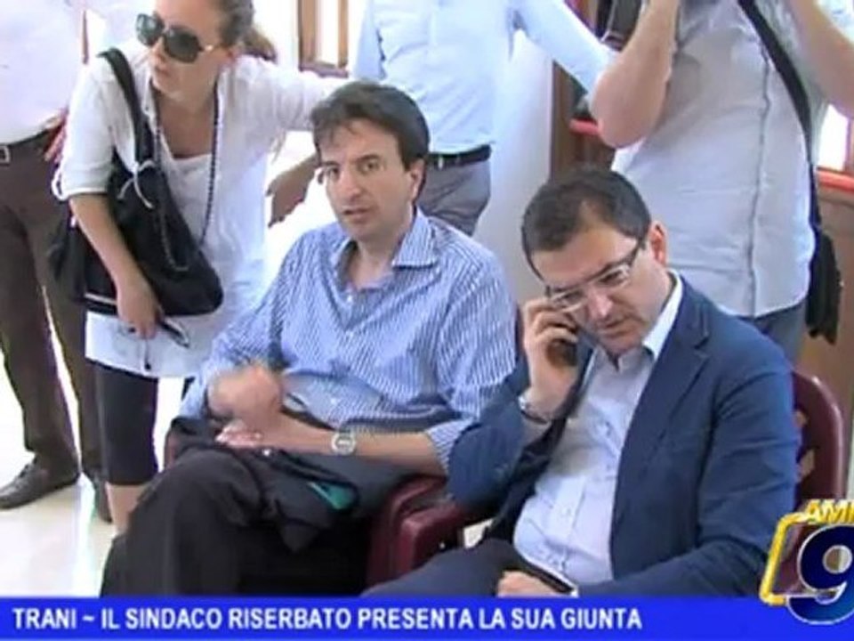 TRANI | IL SINDACO DI TRANI RISERBATO PRESENTA LA SUA GIUNTA