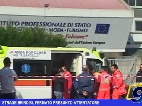 STRAGE BRINDISI FERMATO PRESUNTO ATTENTATORE