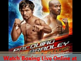watch Timothy Bradley vs Manny Pacquiao fight live online June 9th