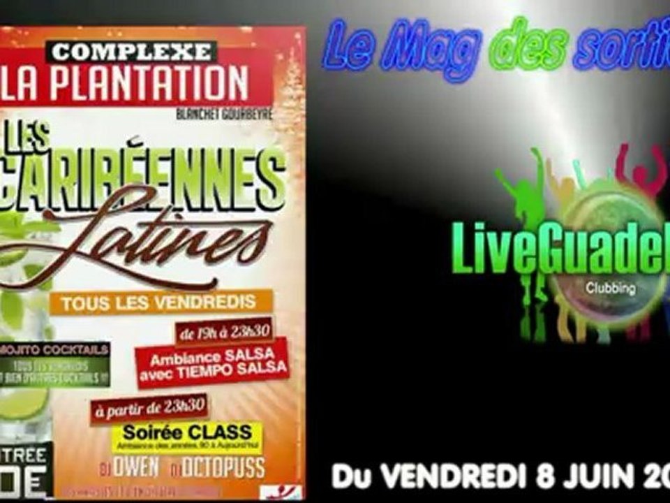LE MAG 'SORTIES CLUBBING DU VENDREDI 8  JUIN 2012