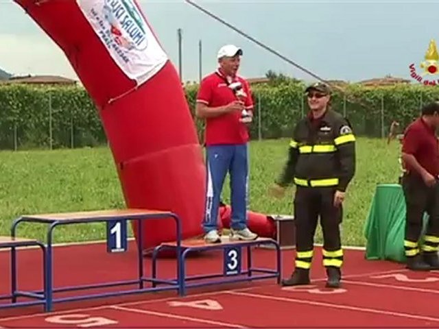 Video Prato - Campionato Italiano VVF di fondo su pista - Premiazione MM 55 (19.05.12)