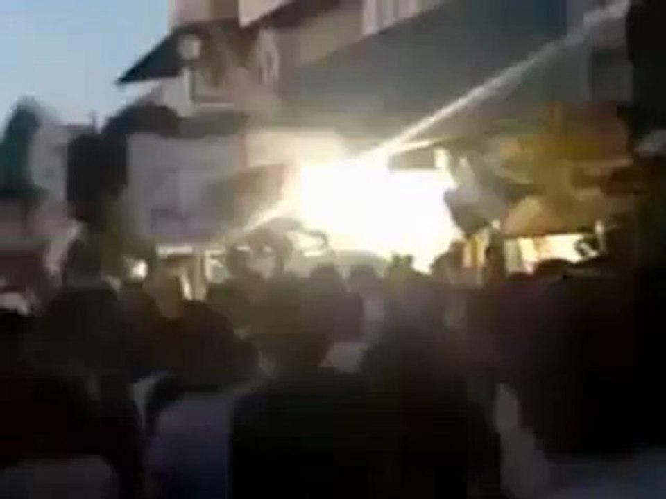 Syria فري برس حماة المحتلة حي الصابونية  مظاهرة مسائية 7 6 2012 Hama