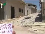 Syria فري برس حماة  المحتلة كفرزيتا الدمار والخراب من آثار القصف 07 06 2012 Hama