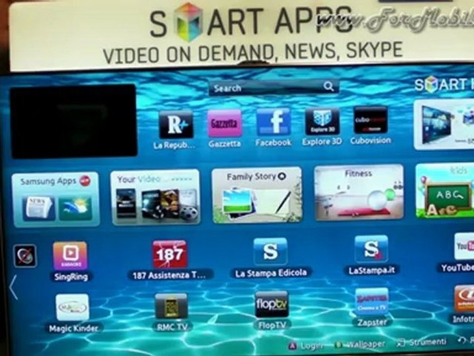 Samsung Smart TV - Demo Smart Apps