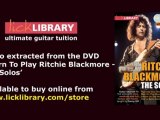 Highway Star - Ritchie Blackmore Guitar Lesson DVD - Solo Performance With Danny Gill - YouTube