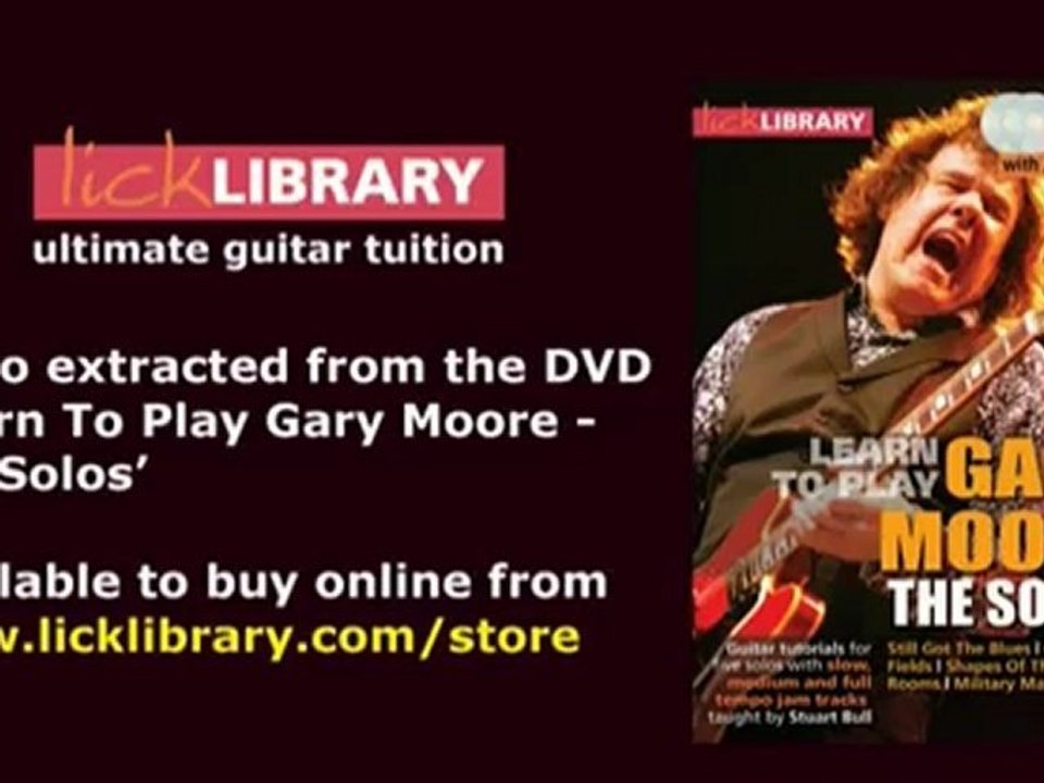 Still Got The Blues - Guitar Solo Performance - With Stuart Bull Licklibrary - YouTube