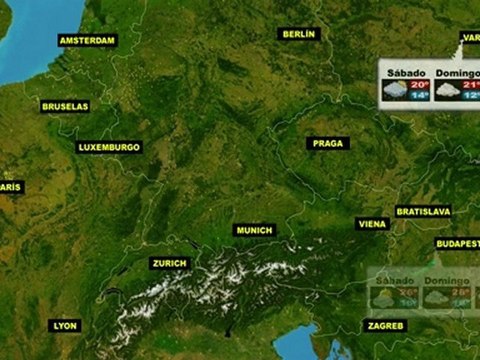 El tiempo en Europa, por países, previsión del viernes 8 al lunes 11 de junio