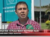 Foça'da 6 Plaj Mavi Bayrak Aldı -1-