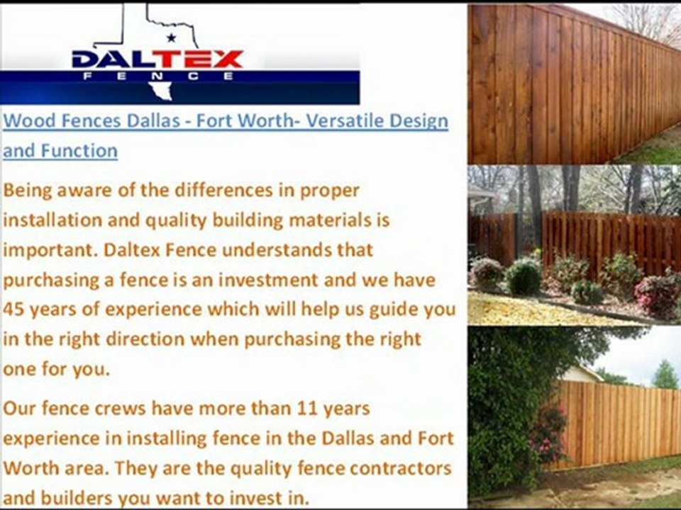 Fence Companies Dallas