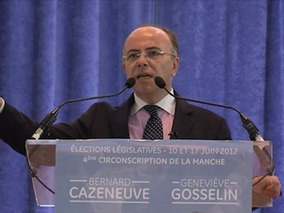Bernard Cazeneuve meeting du 7 juin