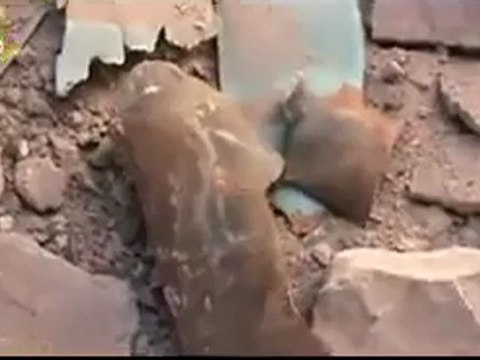 Syria فري برس حمص منزل أثري تدمر بصاروخ شاهدو بعينكم ب 8 6 2012 Homs