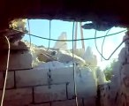Syria فري برس حلب حيان اثار القصف العشوائي الصاروخي ع البلدة 7 6 2012 ج2 Aleppo