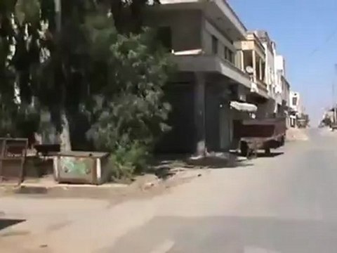 Syria فري برس حلب اضراب عام في مدينة اعزاز 7 6 2012 Aleppo