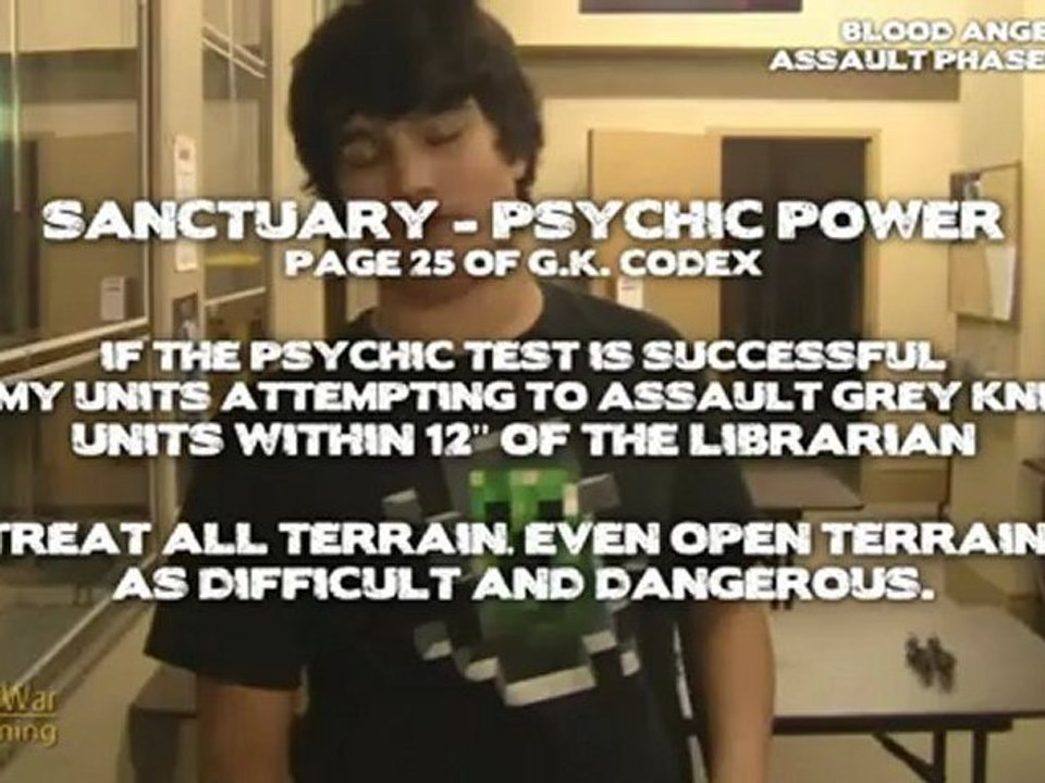 Grey Knights VS Blood Angels - Dave VS Andrew - Banter Batrep Part 4/5