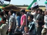 Syria فري برس  حلب  اعزاز الصلاة على الشهيد فاتح رشيد زعموط 7 6 2012 ج3 Aleppo