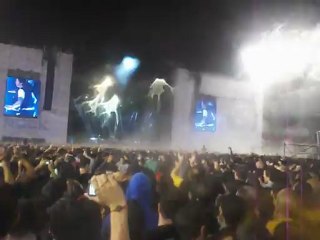 PLENO RECITAL BAJO UNA INTENSA LLUVIA. 4-4-12