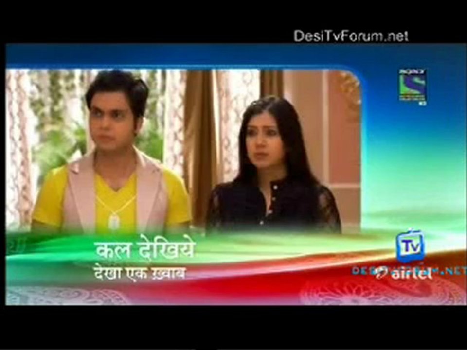 Dekha Ek Khwaab - 11th June 2012 Video Watch Online Pt4