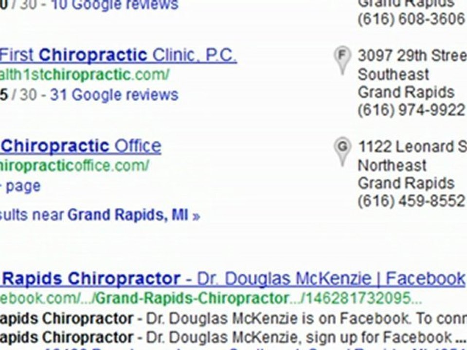 Google+ Local for Chiropractors