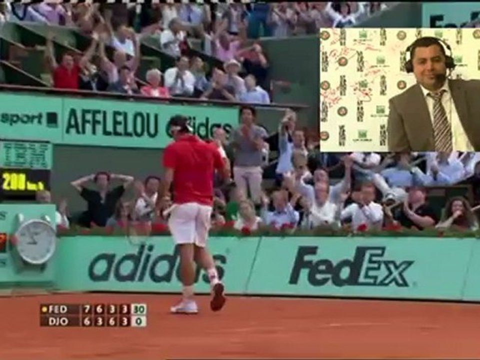 Vendredi 8 juin 2012 - Federer vs Djokovic - Hassen