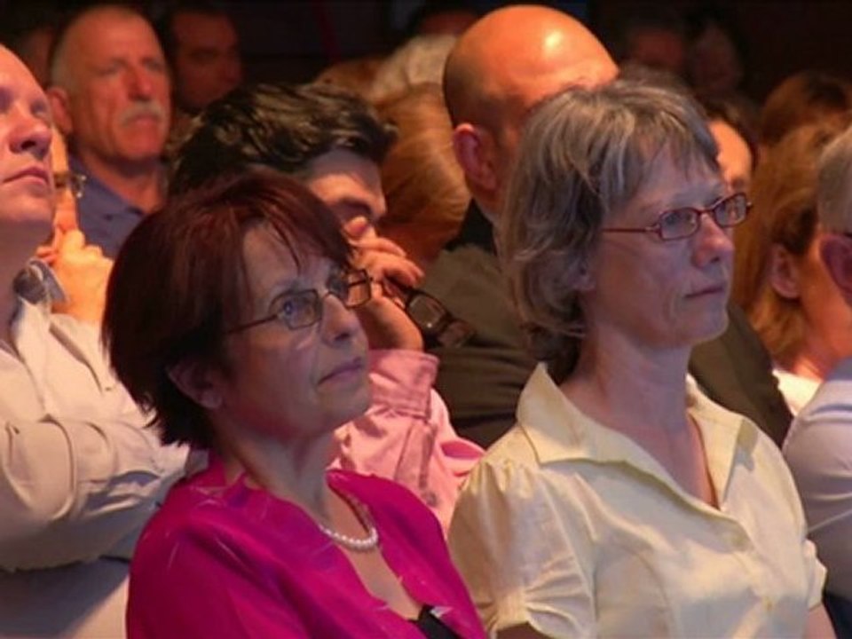 Martin Malvy à Escalquens le 7 juin 2012 pour soutenir la candidature de Kader Arif