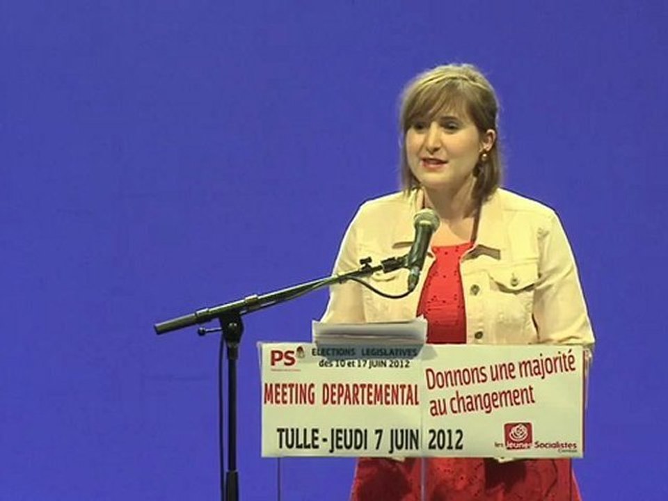 Legislatives 2012_Meeting à Tulle 7 juin_Barbara Atlan_MJS Corrèze