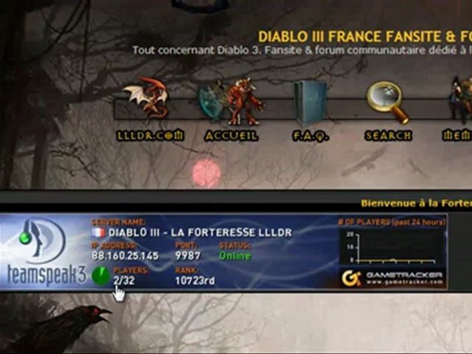 Installer connecter parametrer teamspeak3 - Tuto FranceDiablo3.fr